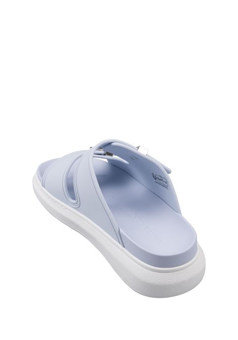 Sandali Hybrid in Azzurro e Argento ALEXANDER MCQUEEN | 658063-W4Z514677